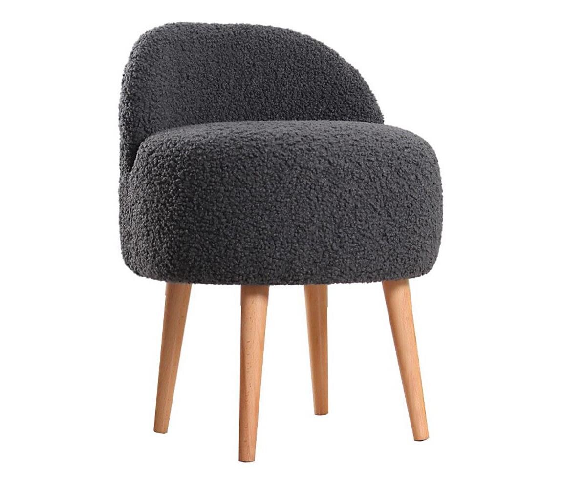 Taburet MIKI pr. 46 cm tmavě šedá 209FLF1153