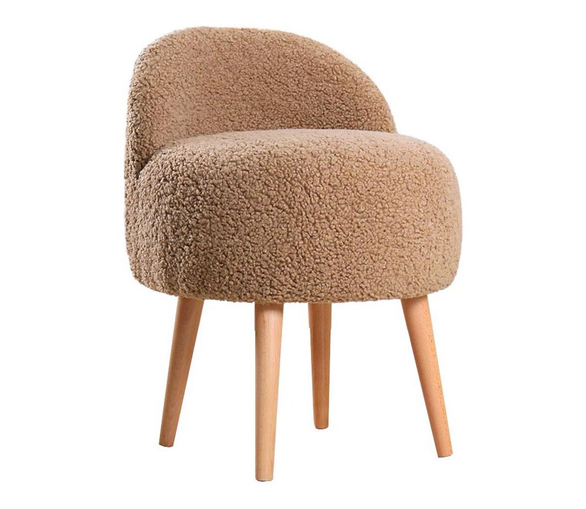 Taburet MIKI pr. 46 cm hnědá 209FLF1154