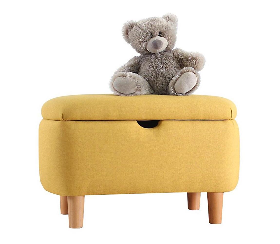 Taburet PIXI 37x61 cm žlutá 209FLF1321