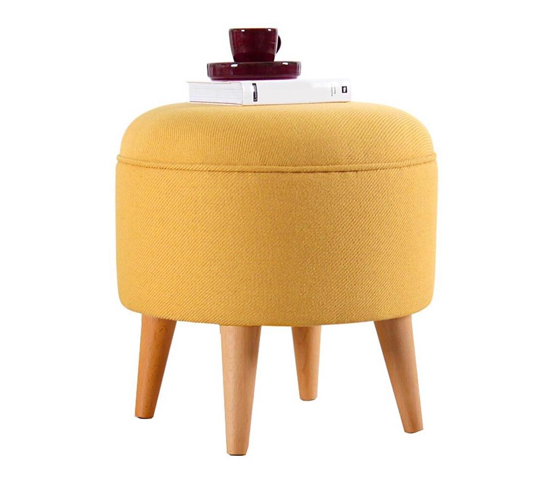 Taburet PIXI pr. 40 cm žlutá 209FLF1350