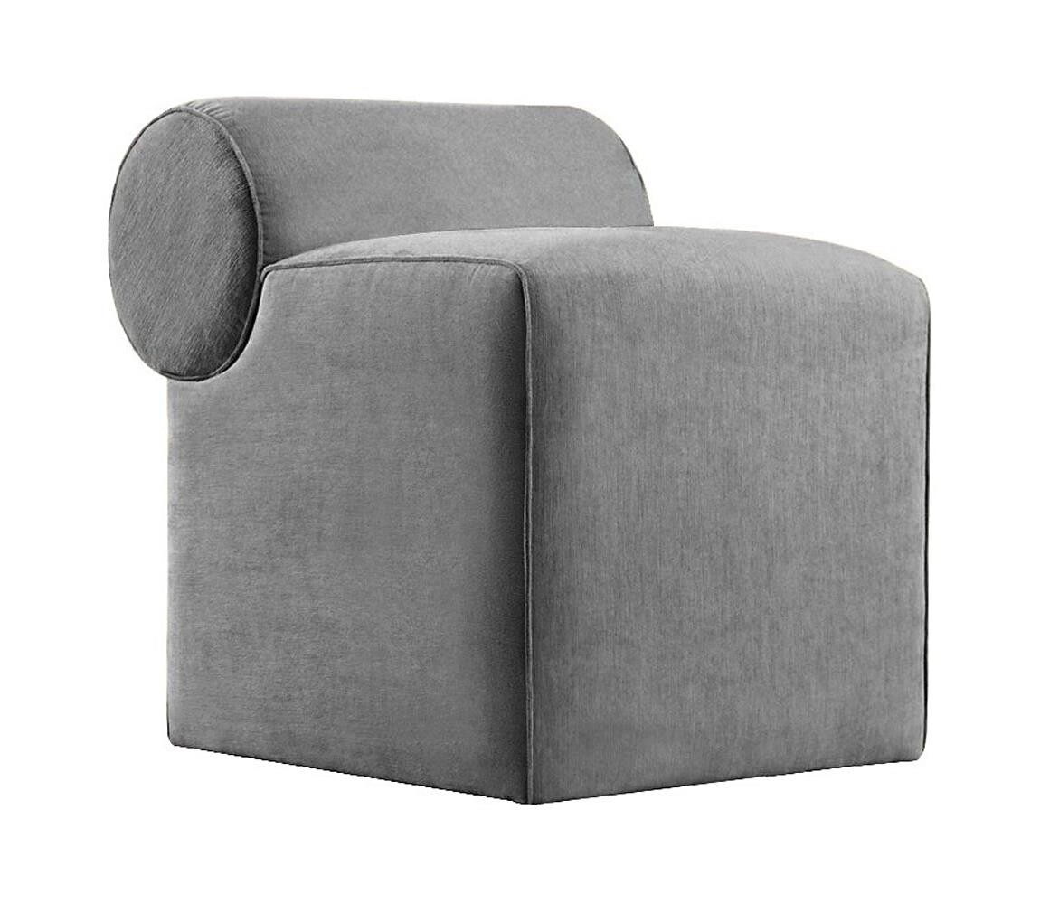 Taburet TIKI 47x45 cm šedá 209FLF1379