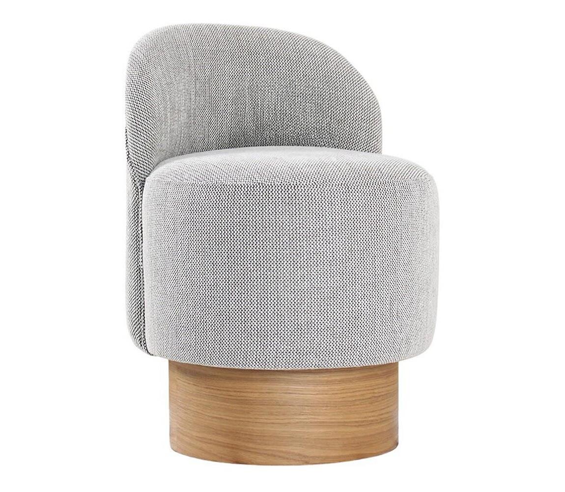 Taburet RIKI 40x47 cm šedá 209FLF1391