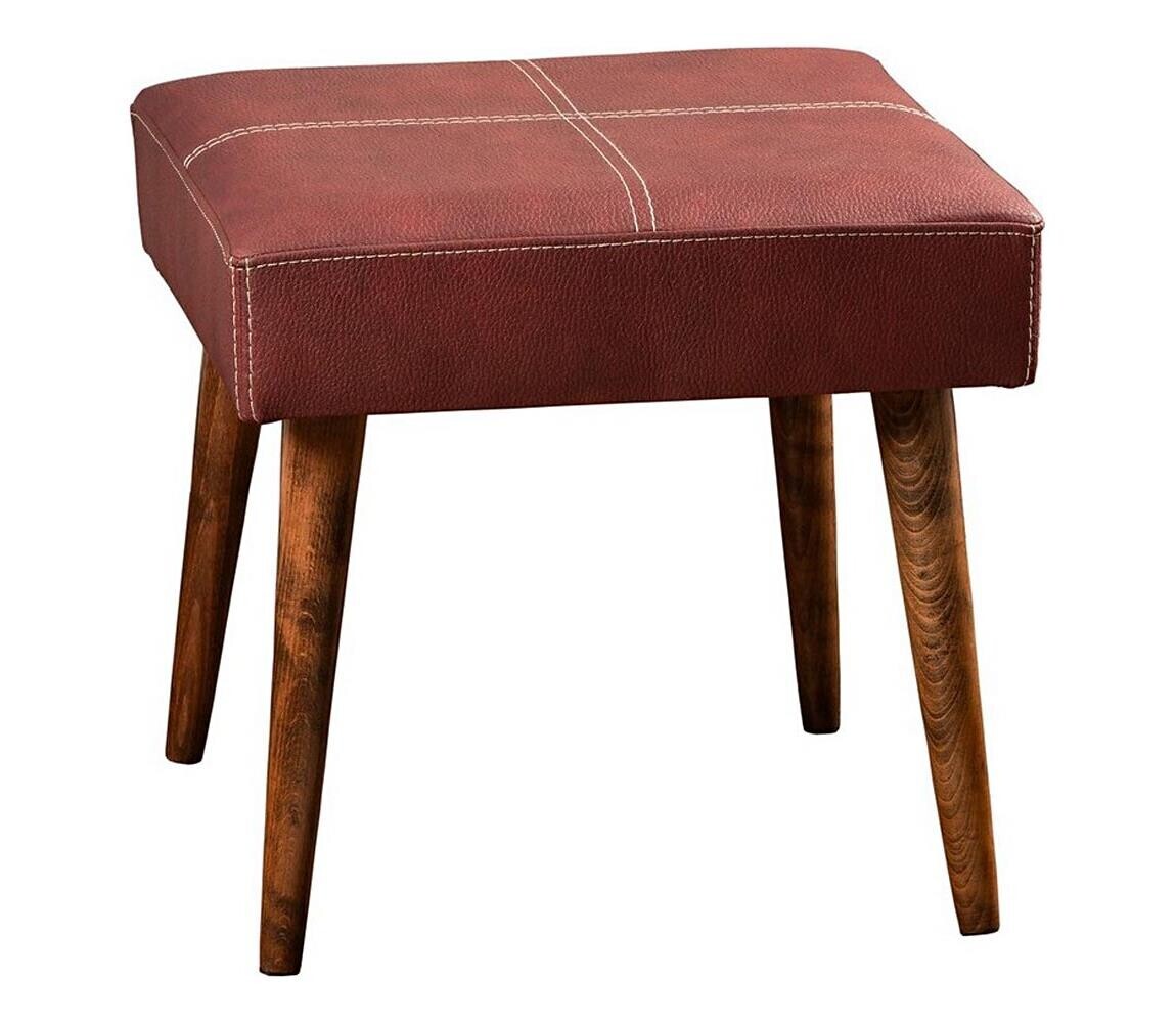 Taburet NUTO 46x46 cm červená 591GRC1118