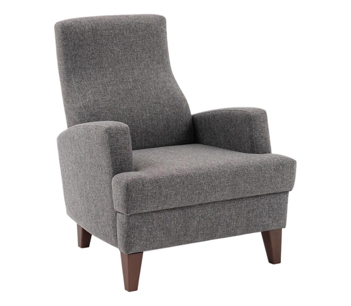 Křeslo PULA tmavě šedá 825BLC1365