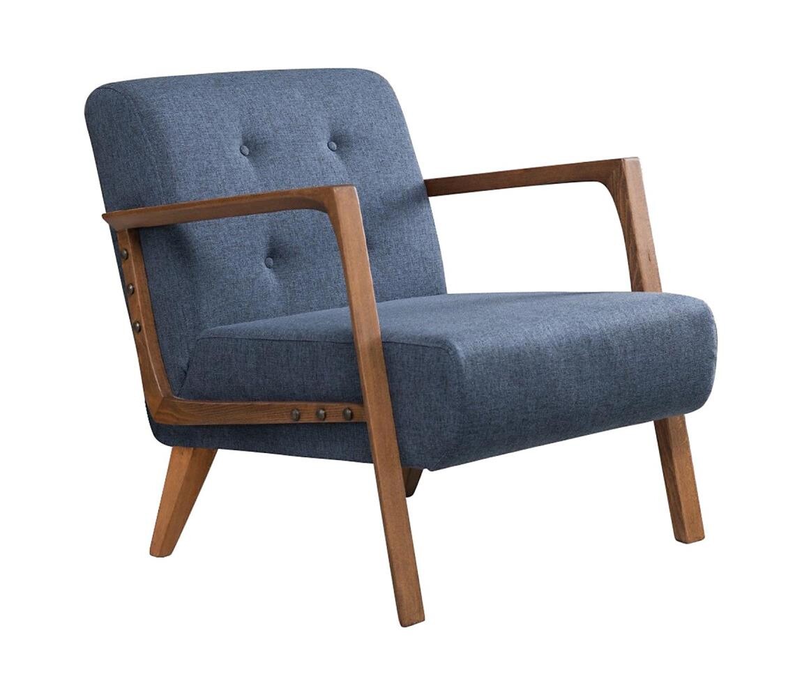 Křeslo PUKI modrá 825BLC2319