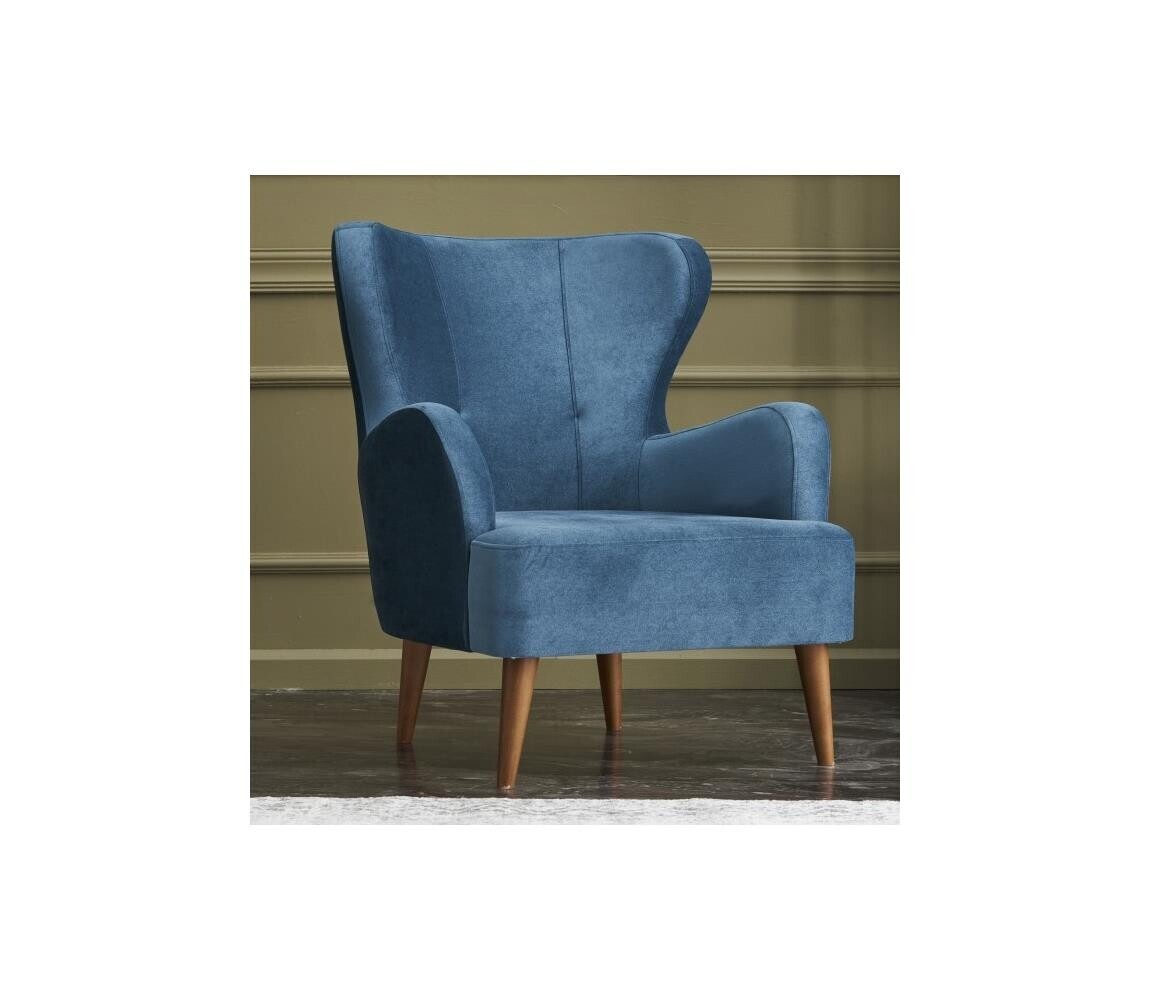 Křeslo ušák NEKO modrá 825BLC2350