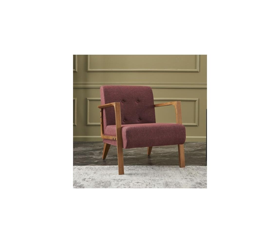 Křeslo DELI červená 825BLC2707