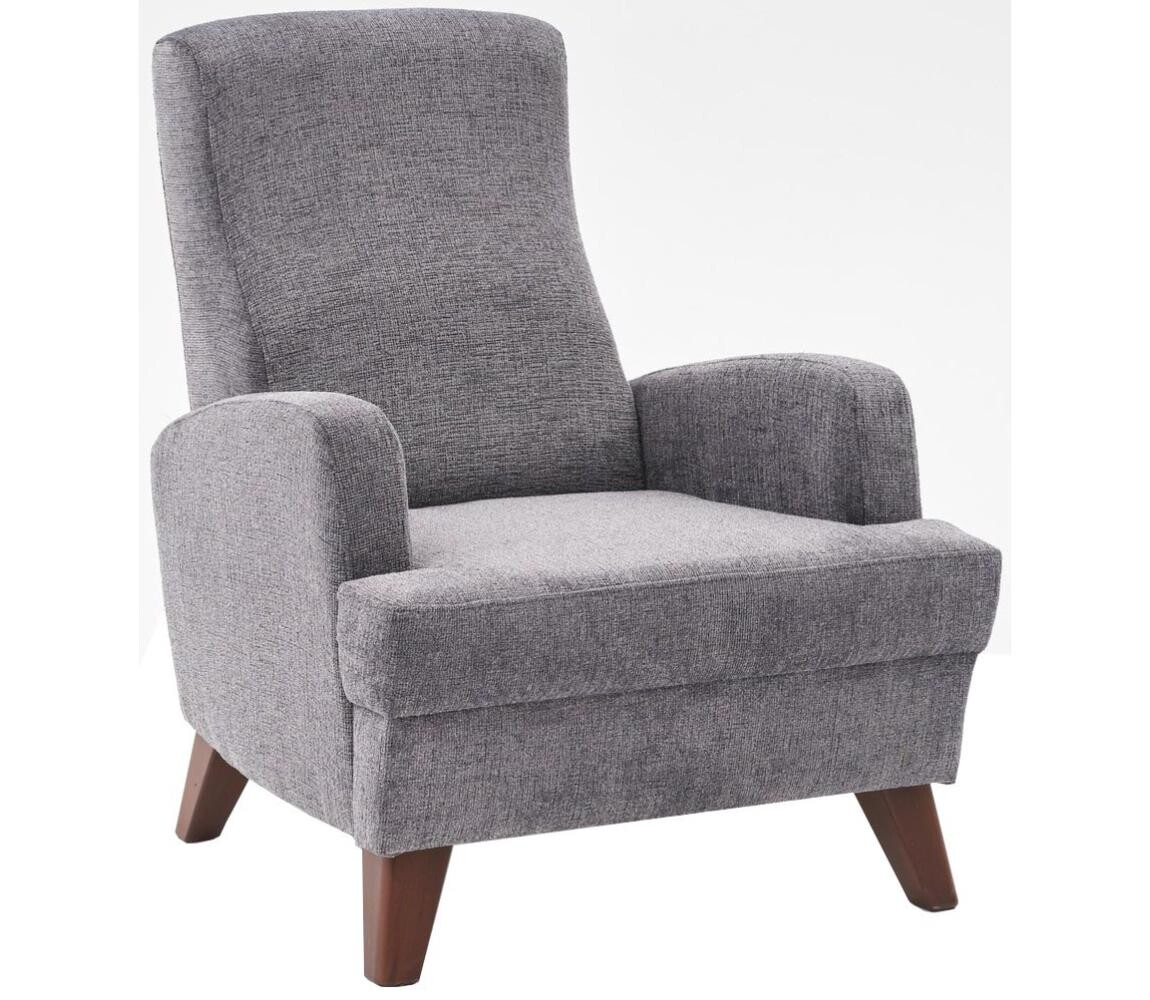 Křeslo KOVU šedá 825BLC2929