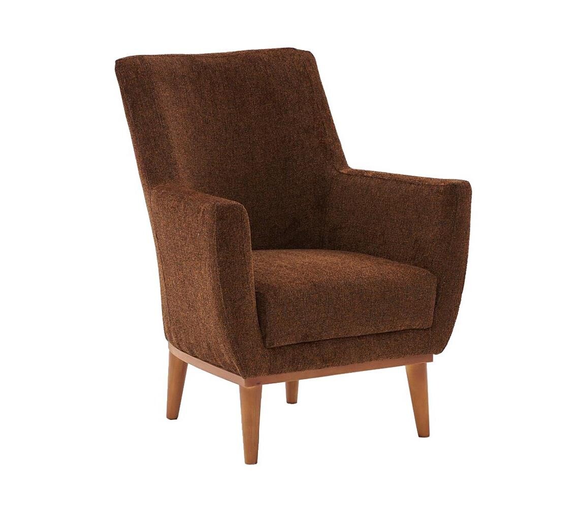 Křeslo NUPI hnědá 825BLC2932