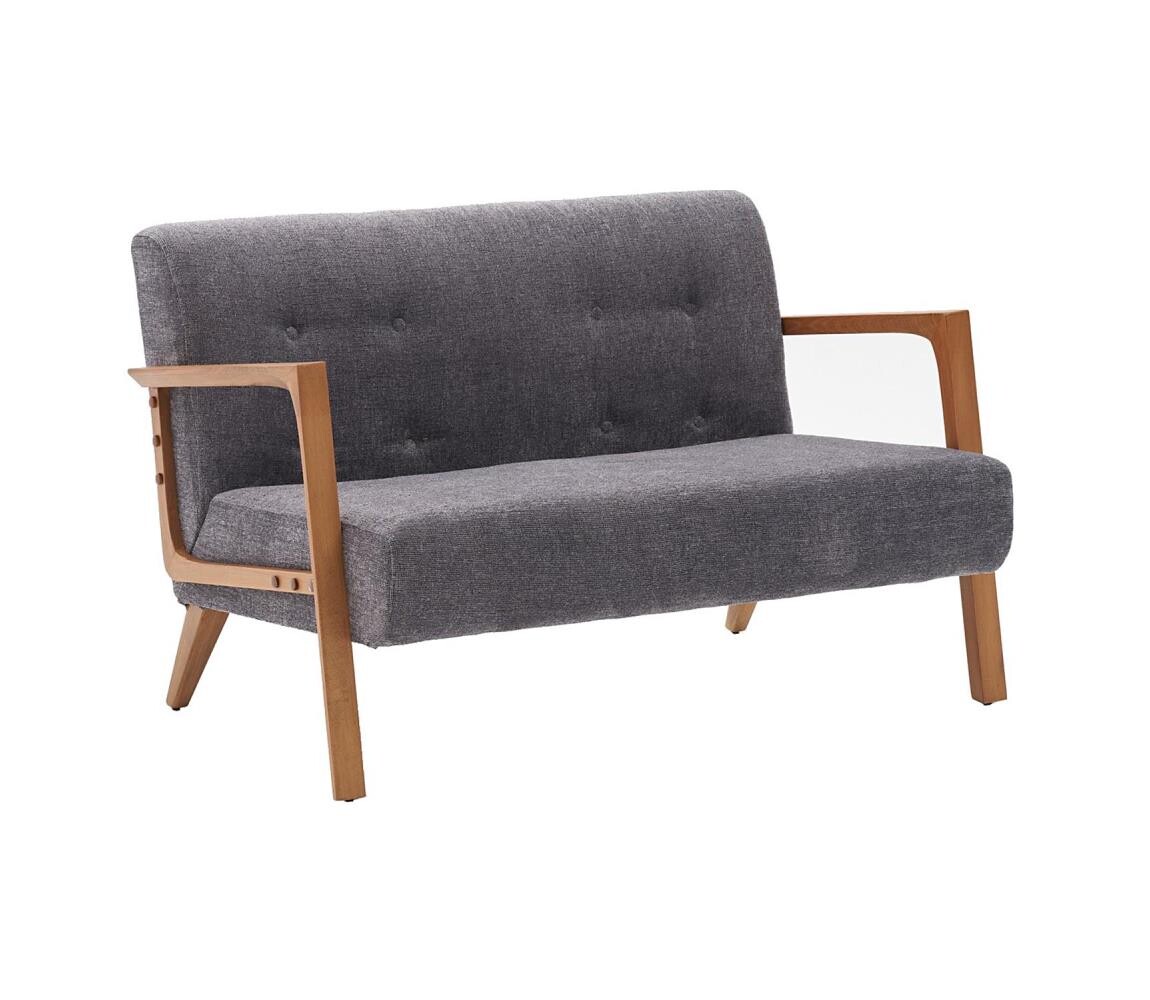 Dvoumístná pohovka TUMI šedá 825BLC2944