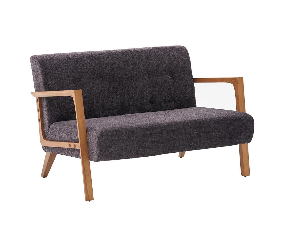 Dvoumístná pohovka TUMI antracit 825BLC2945