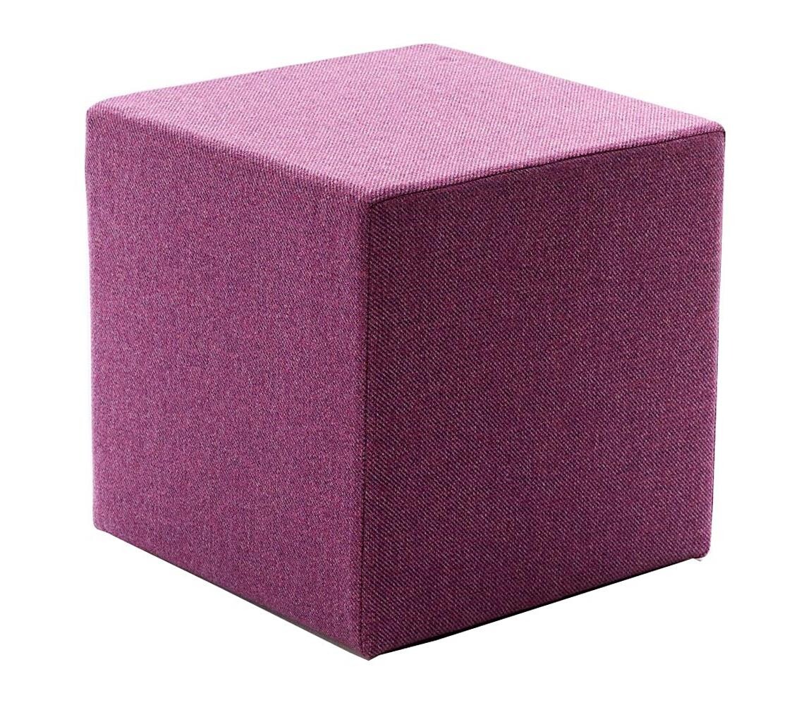 Taburet CUBI 40x40 cm růžová 825BLC5104