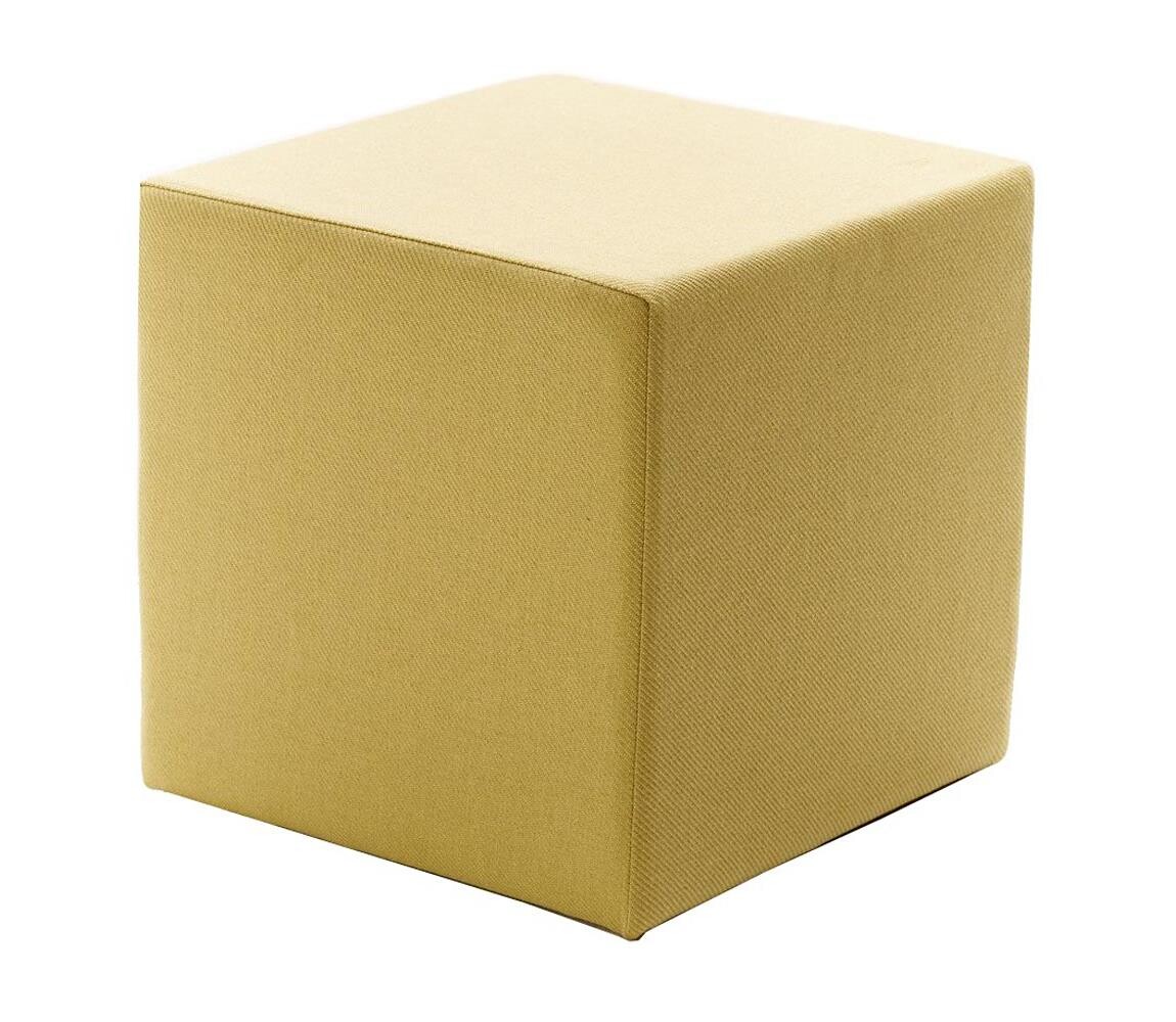 Taburet CUBI 40x40 cm žlutá 825BLC5108