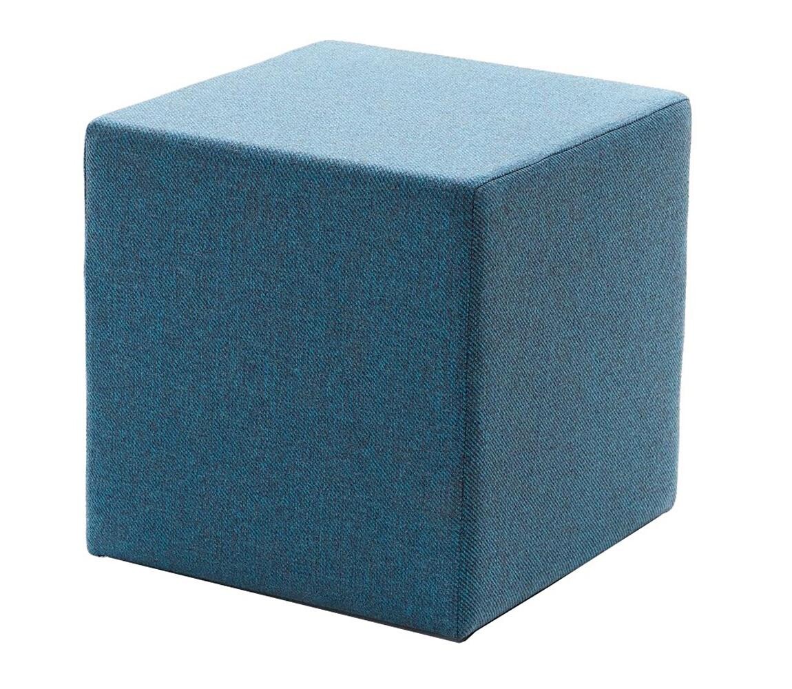 Taburet CUBI 40x40 cm modrá 825BLC5109