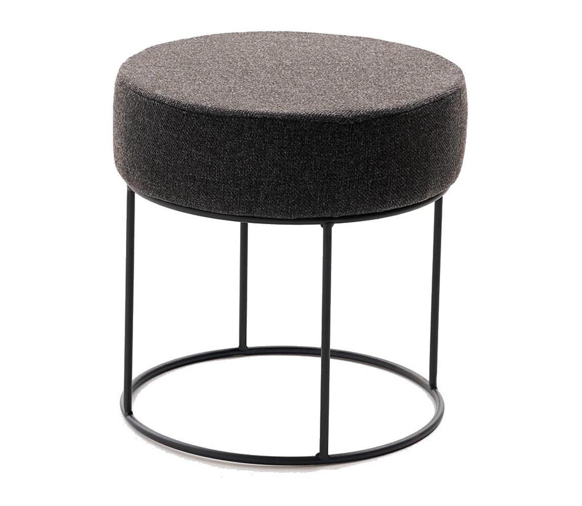 Taburet RELO pr. 40 cm tmavě hnědá 825BLC5138