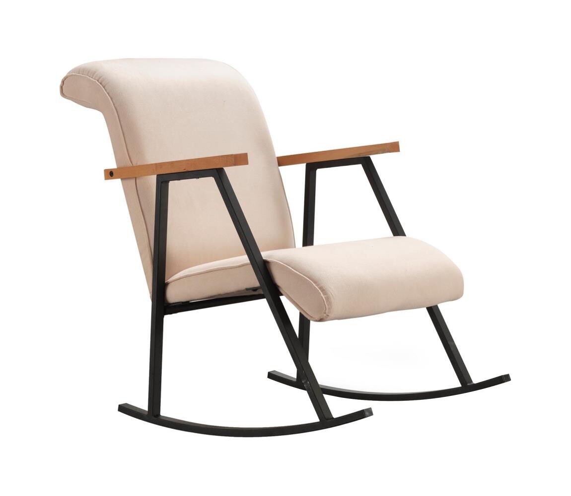 Houpací křeslo LUNI krémová 859FTN1703