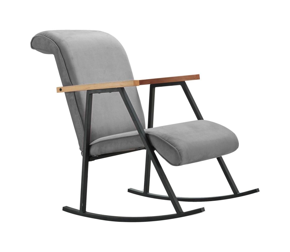 Houpací křeslo LUNI šedá 859FTN1704
