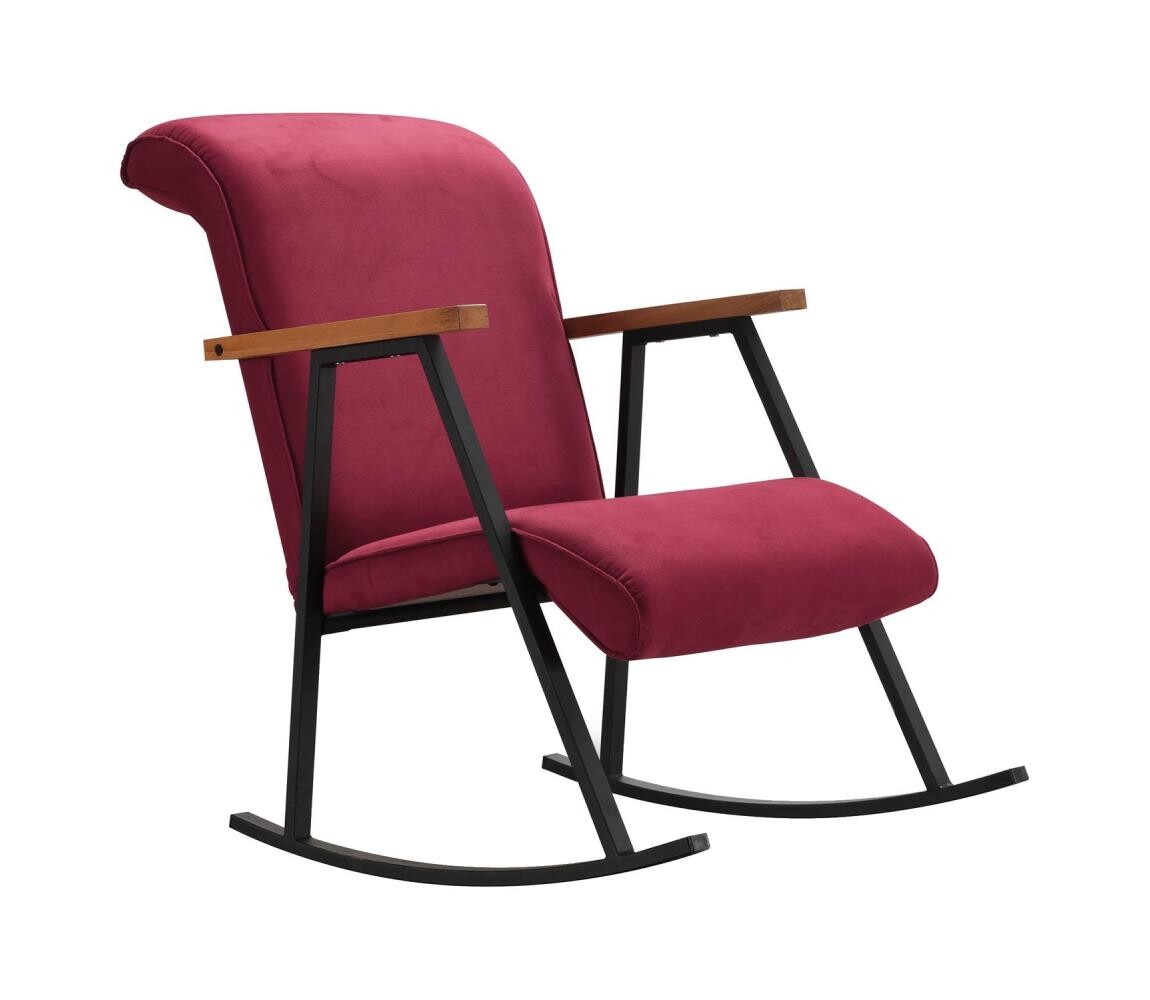 Houpací křeslo LUNI červená 859FTN1706