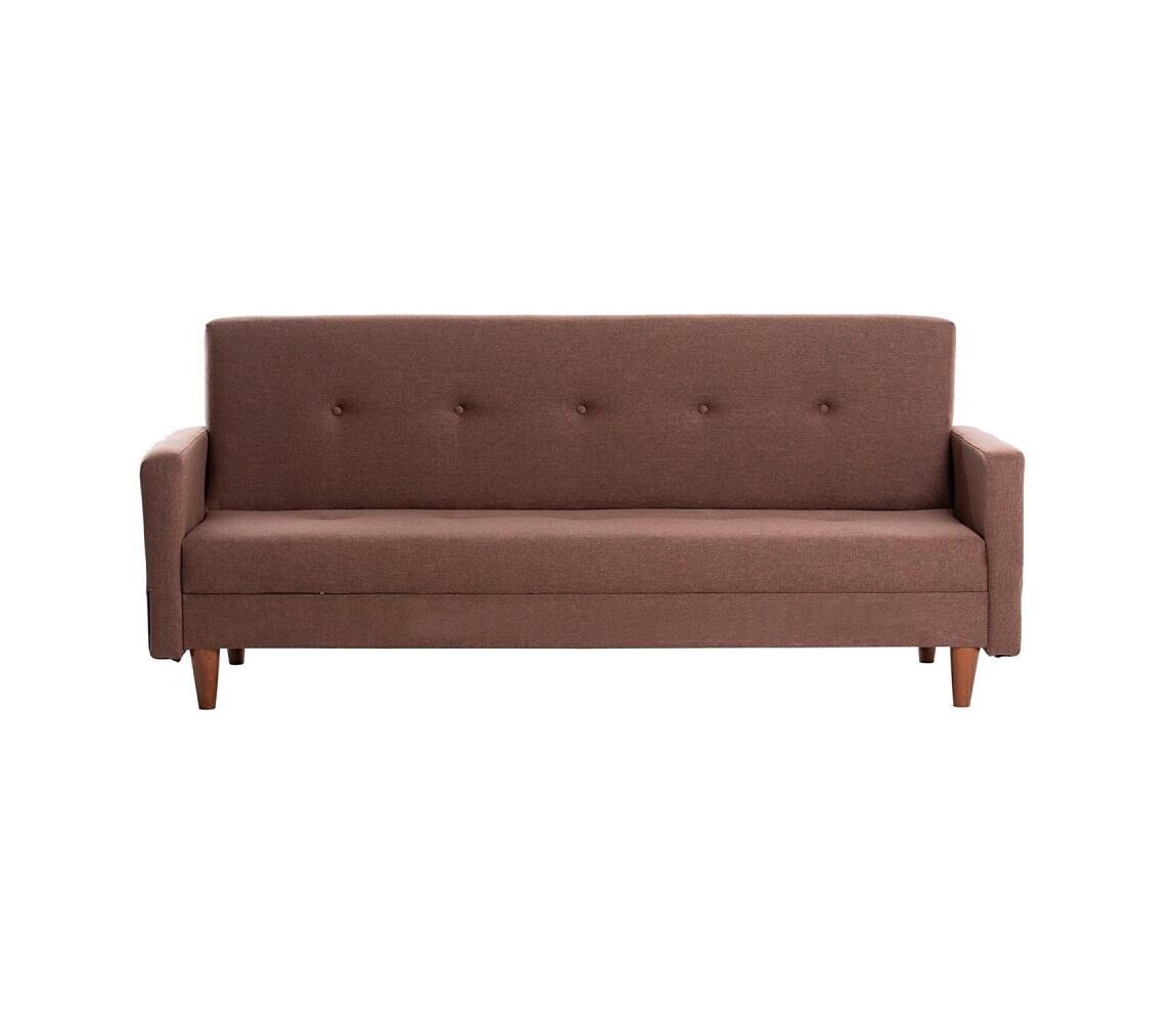 Dvoumístná pohovka NARA hnědá 859FTN2812