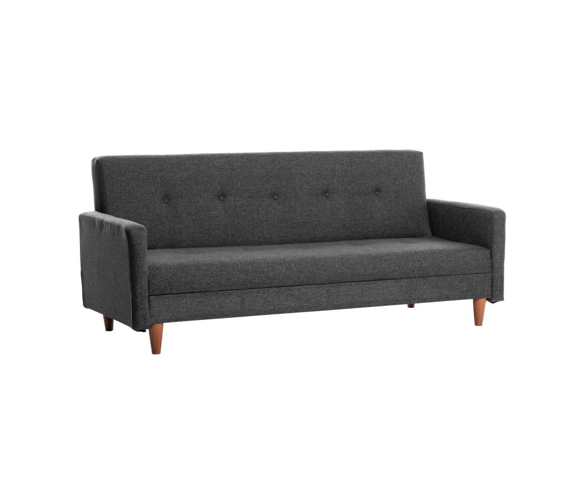 Dvoumístná pohovka NARA tmavě šedá 859FTN2813