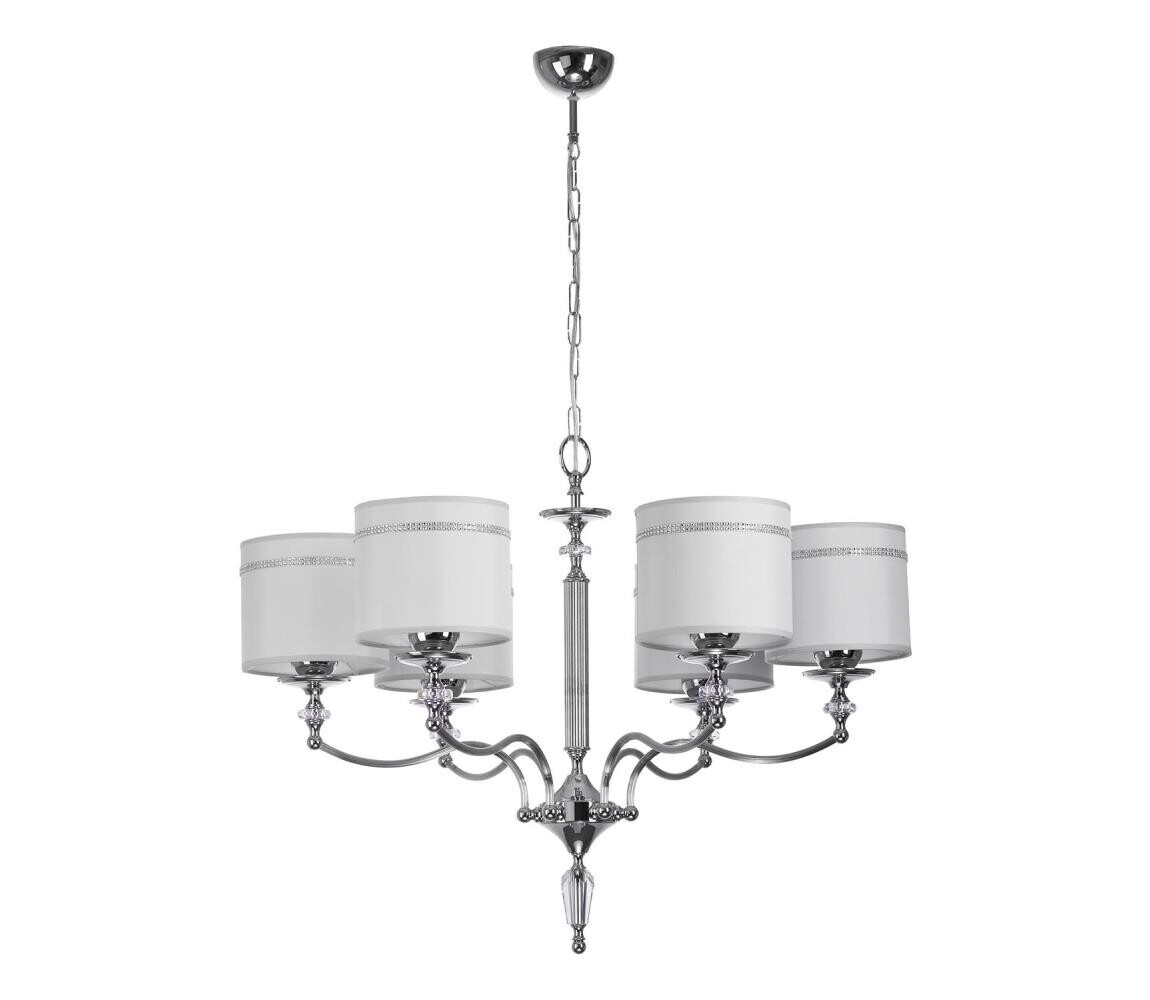 Jupiter 1426- Lustr na řetězu HILTON 6xE27/60W/230V 1426