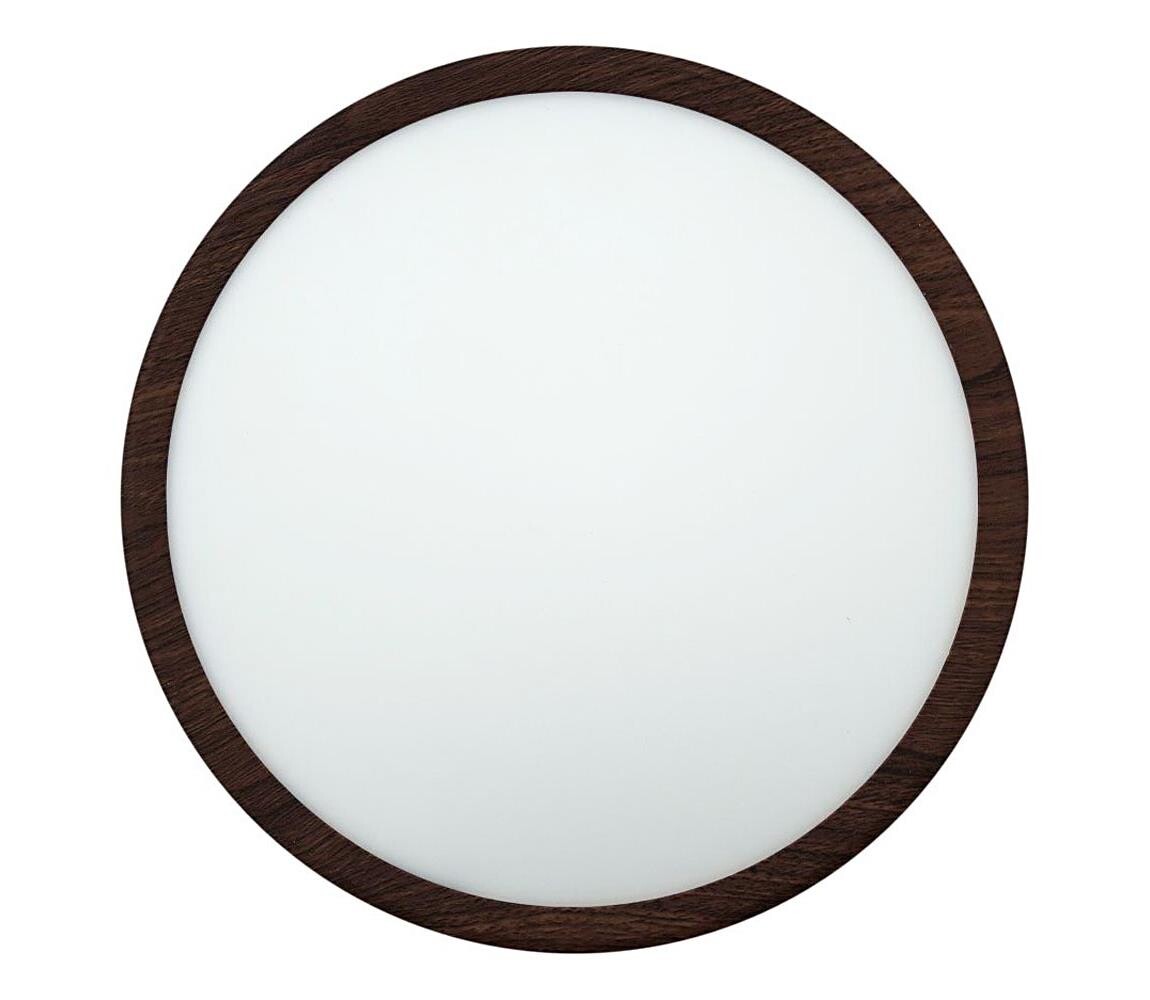 LED Stropní svítidlo LED/24W/230V 3000/4000/6500K pr. 30 cm hnědá 008 0001311