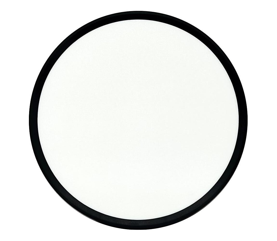 LED Stropní svítidlo LED/32W/230V 3000/4000/6500K pr. 40 cm černá 008 0001313