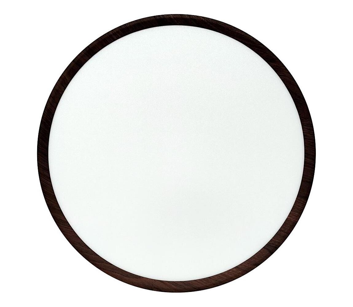 LED Stropní svítidlo LED/32W/230V 3000/4000/6500K pr. 40 cm hnědá 008 0001315