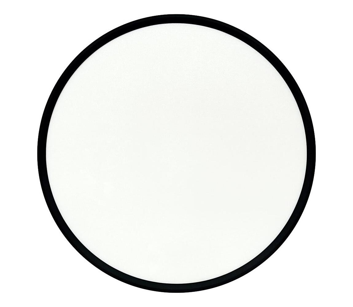 LED Stropní svítidlo LED/40W/230V 3000/4000/6500K pr. 50 cm černá 008 0001317