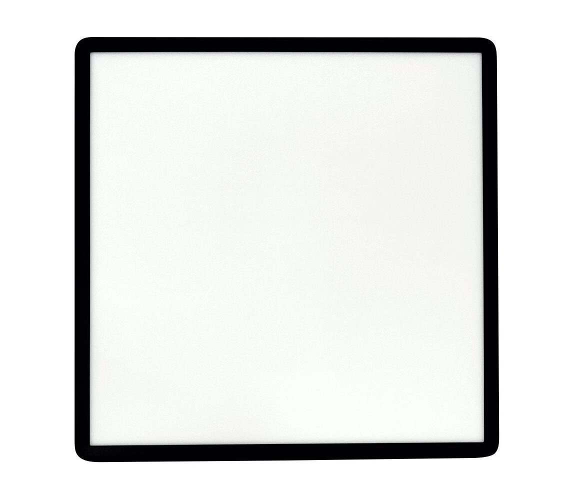 LED Stropní svítidlo LED/40W/230V 3000/4000/6500K 50x50 cm černá 008 0001294