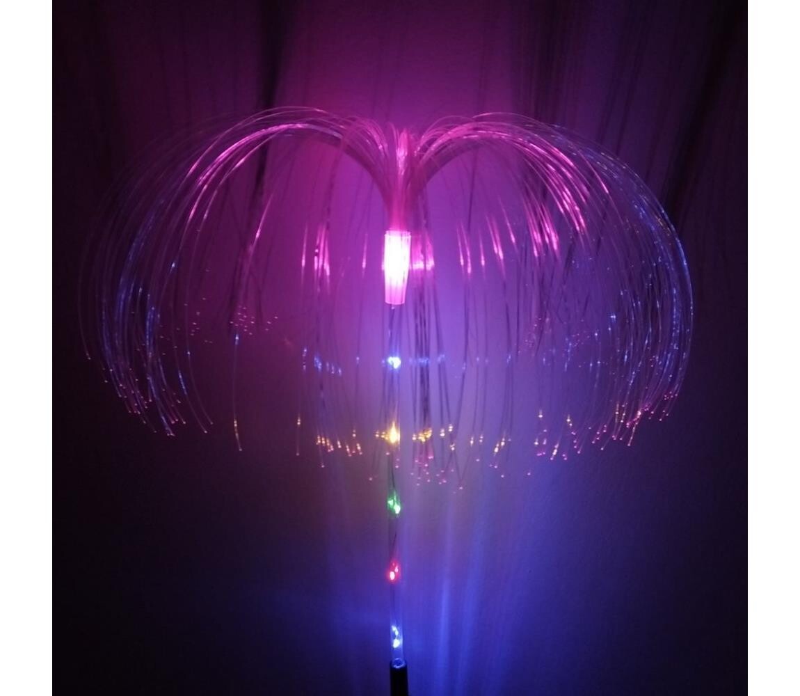 LED RGB Solární svítidlo LED/1,2V 300 mAh IP44 černá 034 0001072