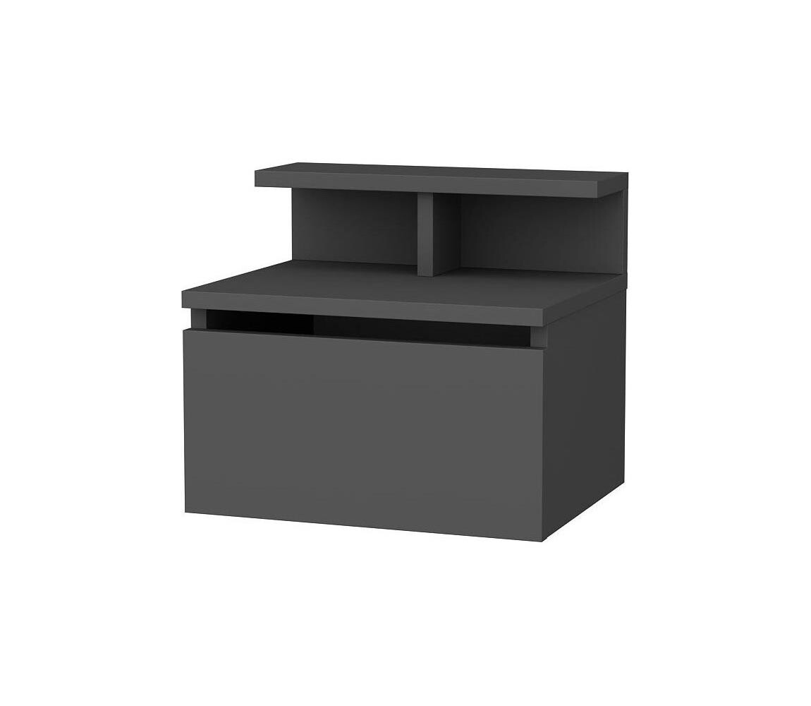 Noční stolek NOVEN antracit 322RTC1607