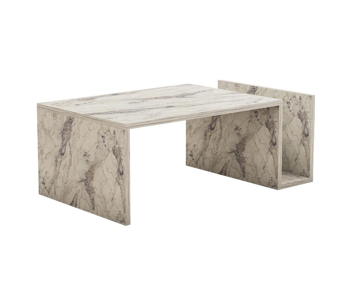 Konferenční stolek MONEL dekor mramor šedá 495SSE2114