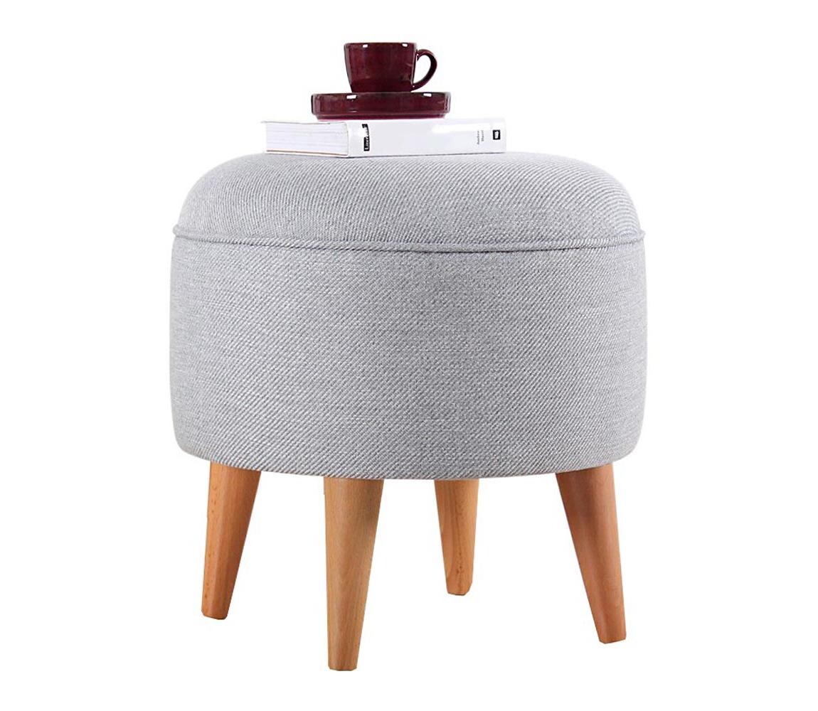 Taburet PIXI pr. 40 cm šedá 209FLF1351