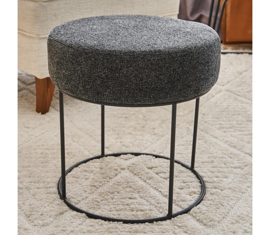 Taburet JAVI pr. 40 cm antracit 825BLC2381