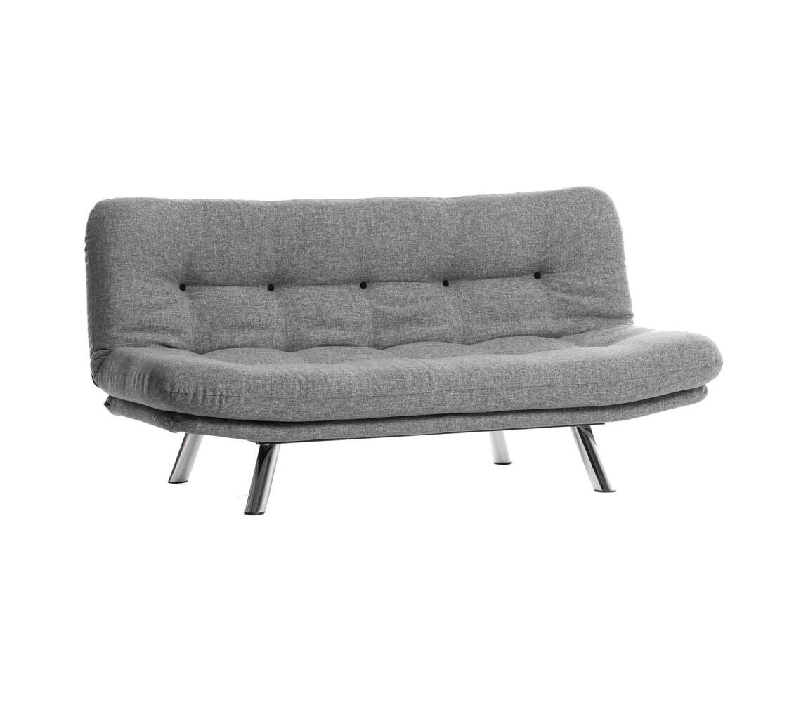 Dvoumístná rozkládací pohovka BINA světle šedá 859FTN2827