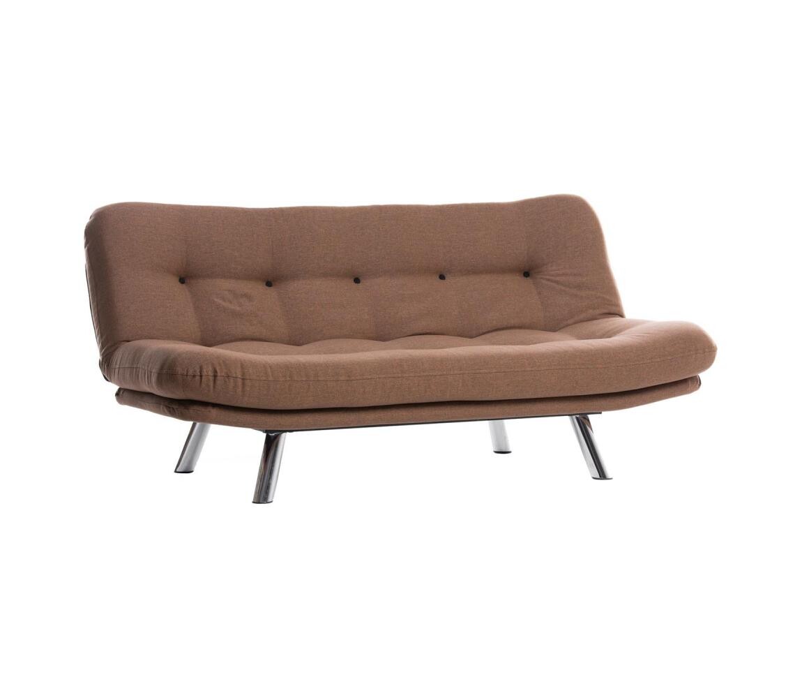 Dvoumístná rozkládací pohovka BINA světle hnědá 859FTN2830