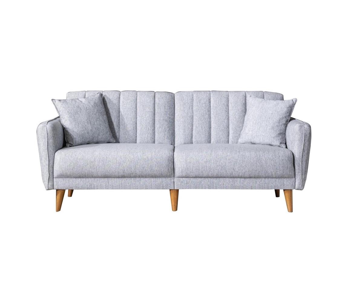 Rozkládací dvoumístná pohovka KITO šedá 867UNQ1313