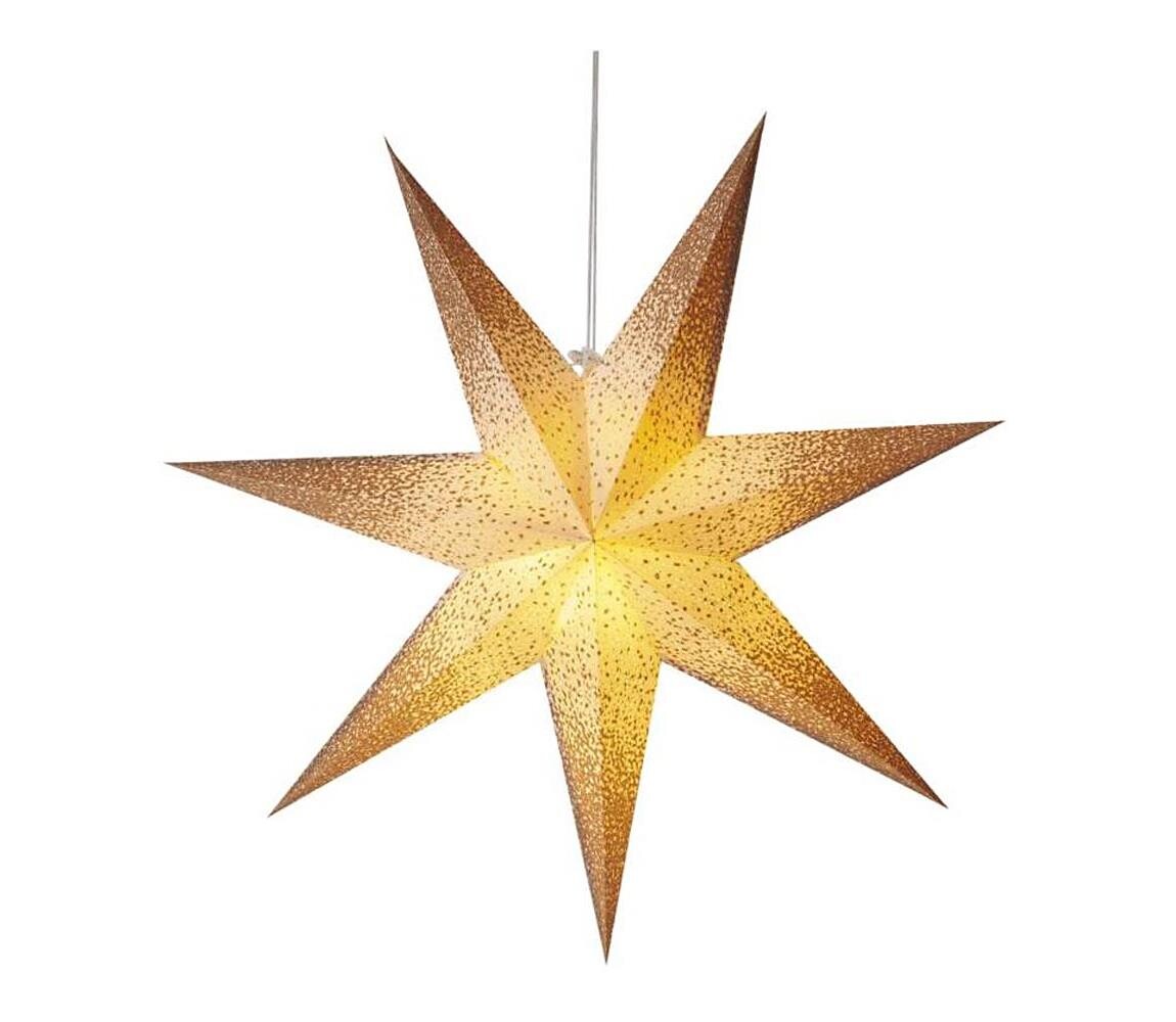 Vánoční dekorace 1xE14/25W/230V pr. 60 cm zlatá DCAZ07