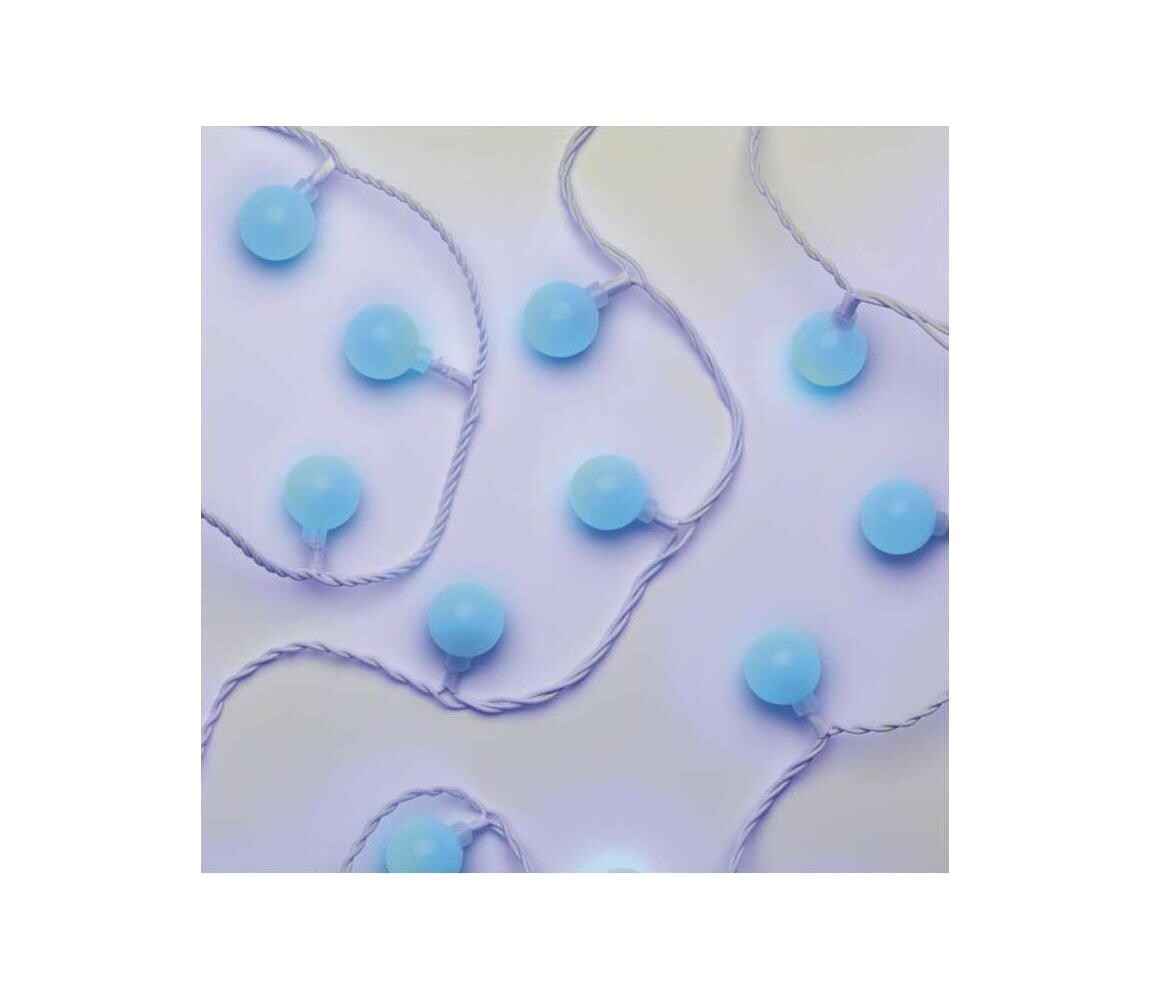 LED Vánoční venkovní řetěz 40xLED/9m IP44 modrá D5AB01