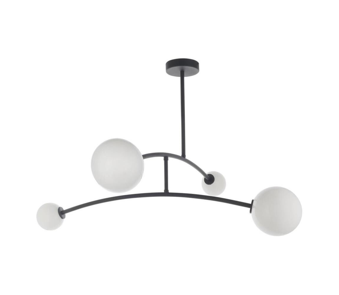 Endon 92940 - Lustr na tyči BALANCE 4xG9/3W/230V černá 92940