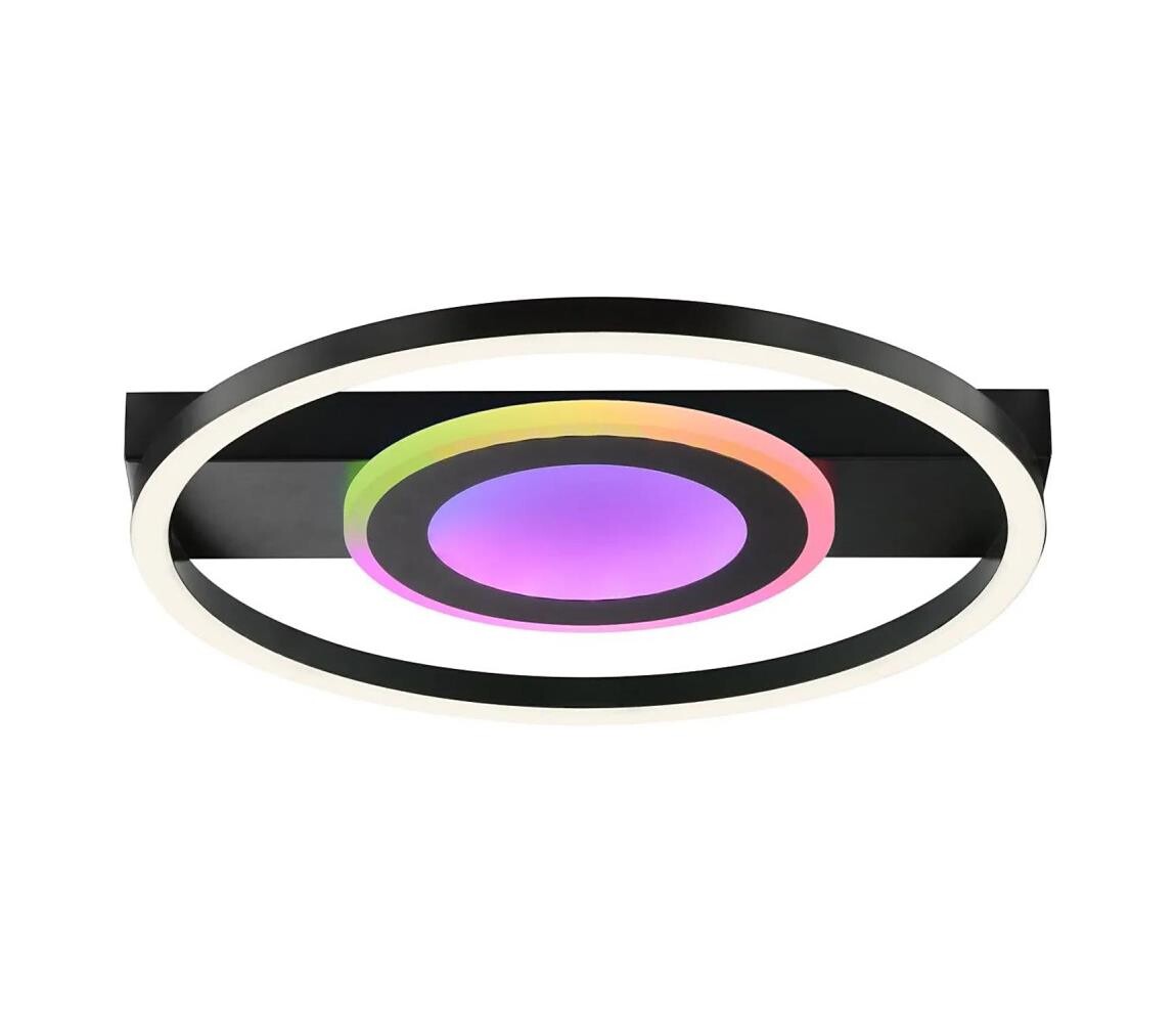 Brilliant -LED RGBW Stm stropsvítidlo MAUREEN LED/20W/230V 3000-6500K černá+ DO G81168/06