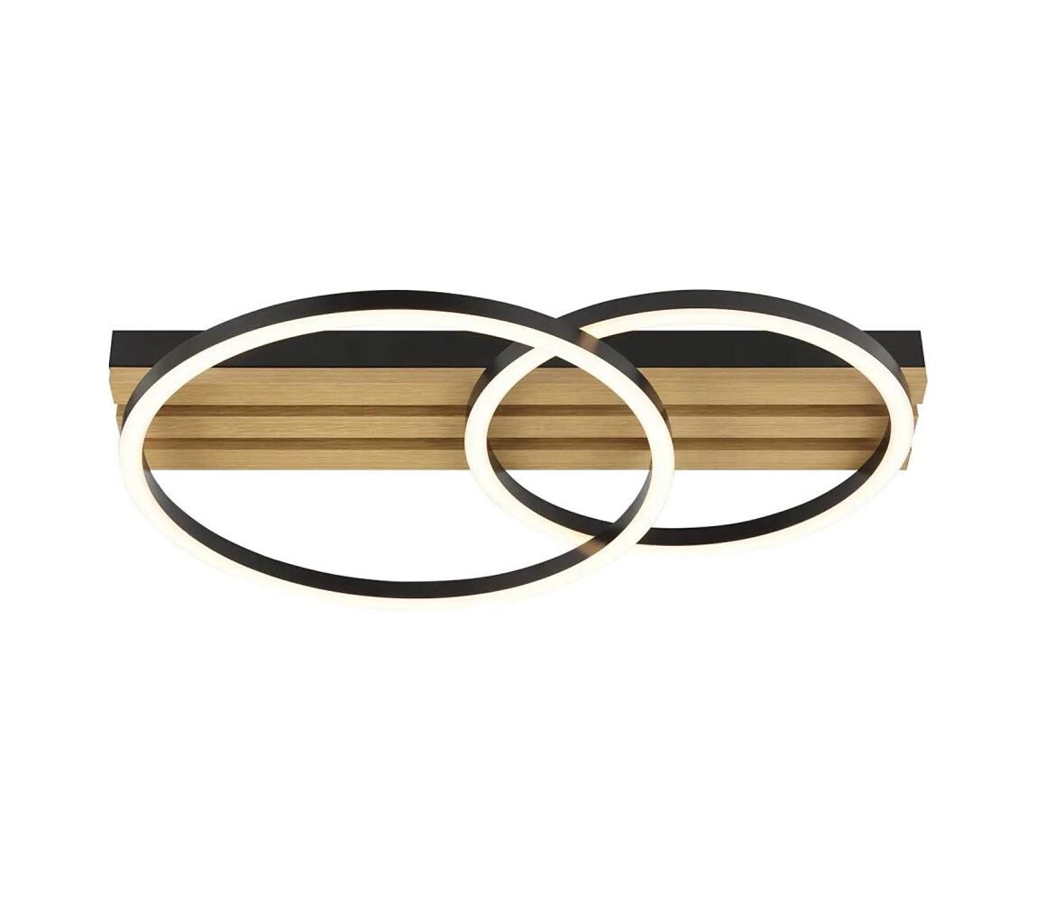 Brilliant - LED Stmívatelné stropní svítidlo CALMA LED/21W/230V černá G81190/76