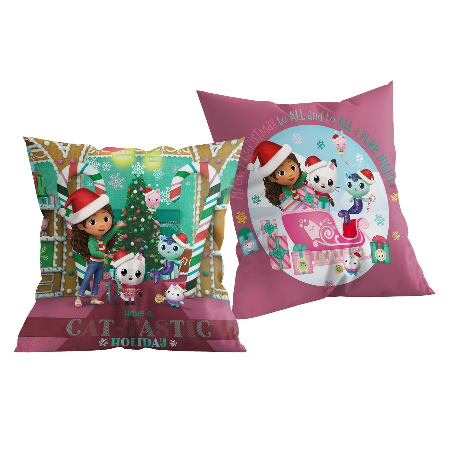 Halantex Dekorační polštářek 40x40 cm - Gabby's Dollhouse 