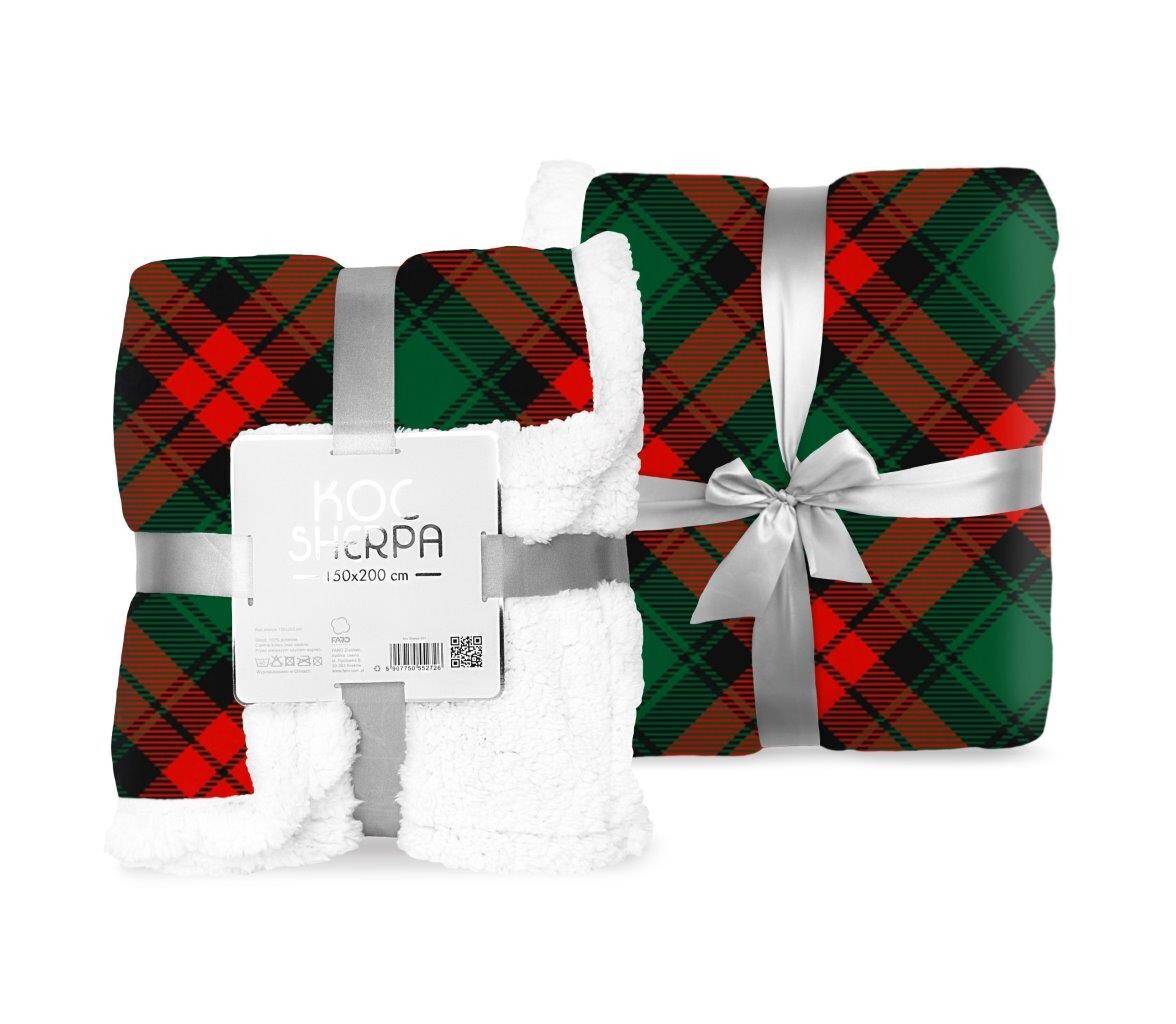 Jahu Deka beránková 150x200 cm - Vánoční károvaná