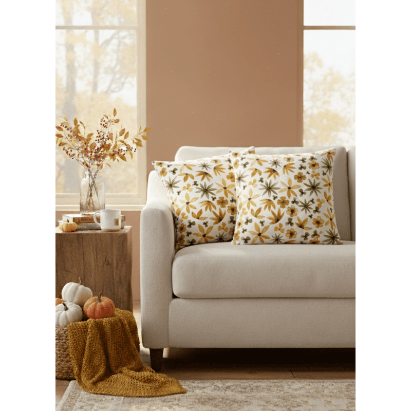 Návlek na Polštář, Podzimní listy a květy