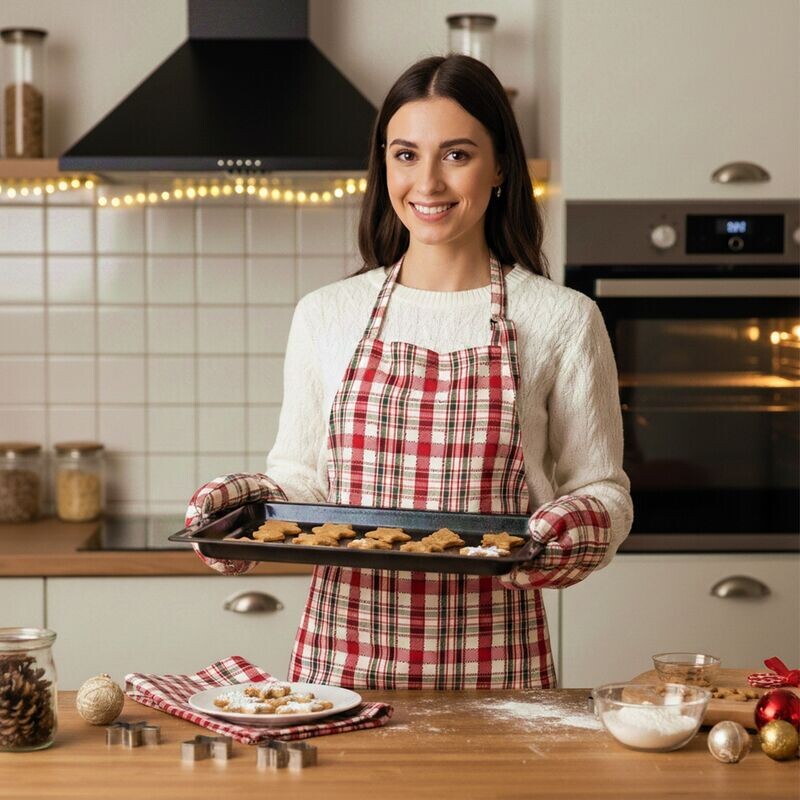 Zástěra kuchyňská, Skandinávská kostička