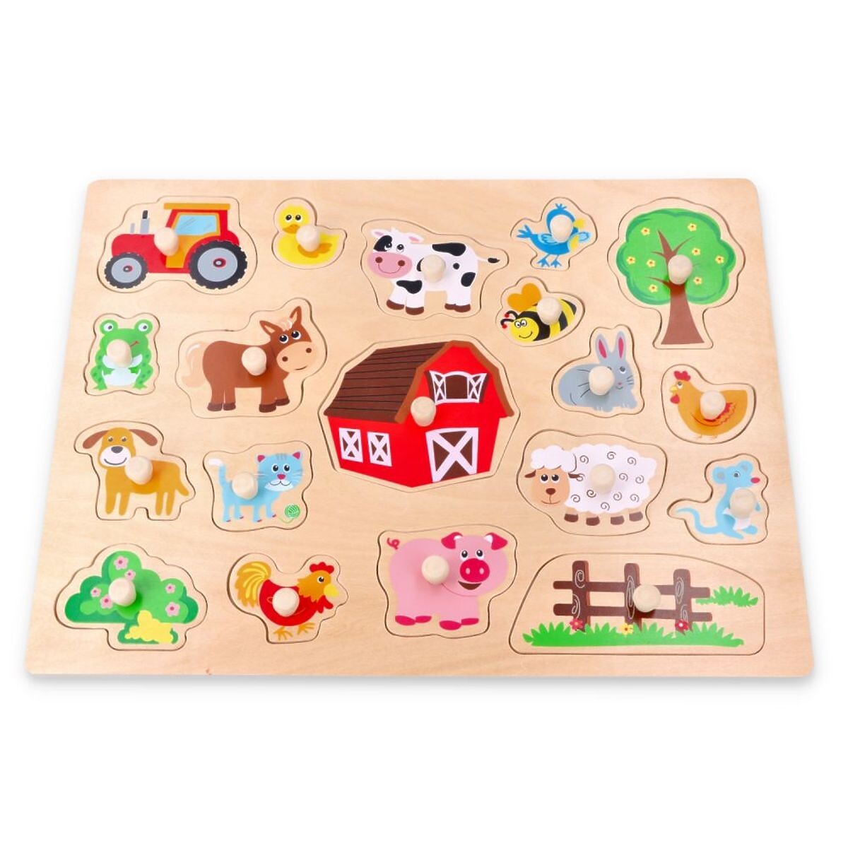 Velká dřevěná skládačka Na venkově