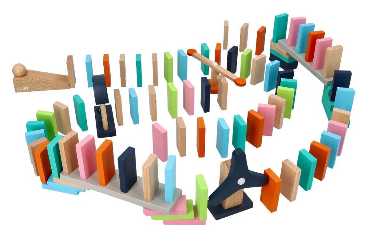 Barevné Domino Adam Toys