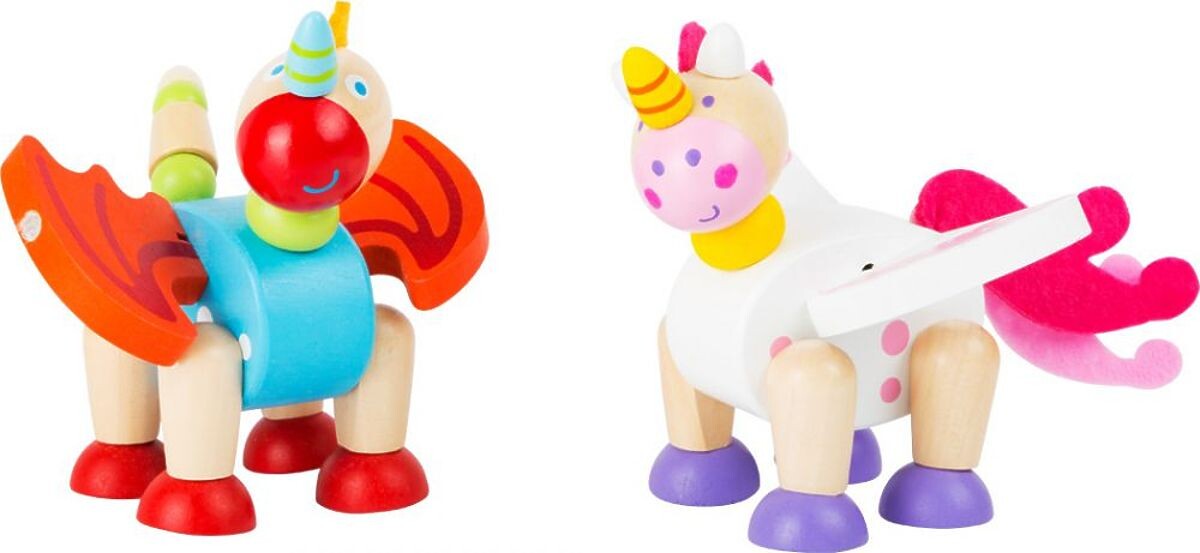 Dřevěná pružná figurka